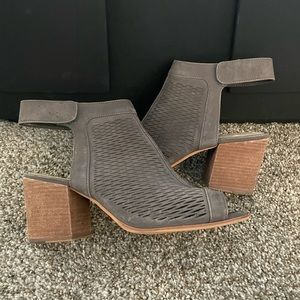 Vince Camuto Open Toe Booties